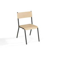Stuhl Basic aus Holz und Metall – Bild 9