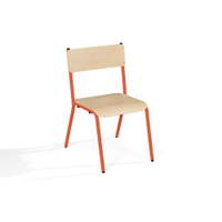 Stuhl Basic aus Holz und Metall – Bild 8