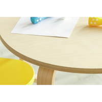 Tisch QUAD, Ø 72 cm aus Buche-Multiplex – Bild 5