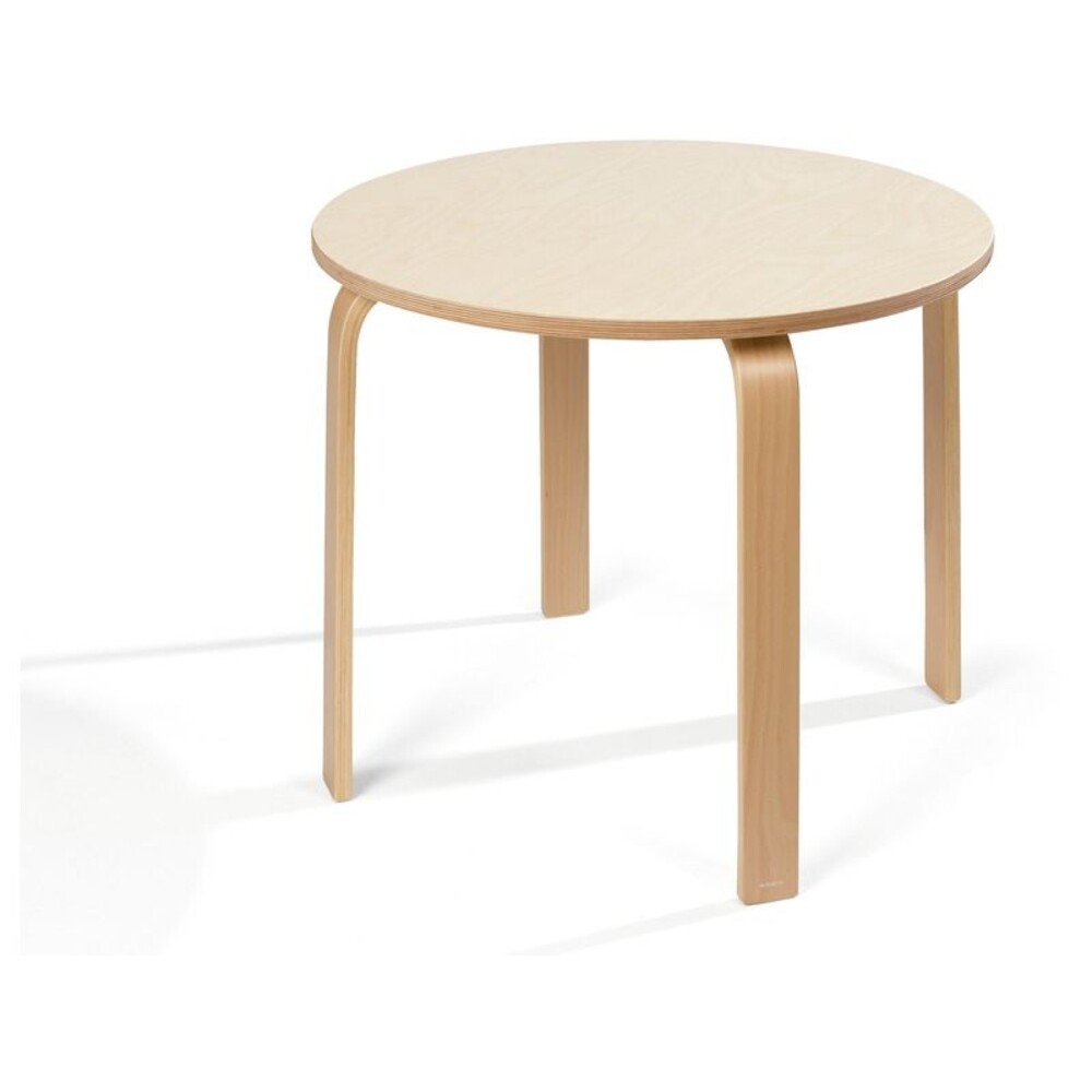 Tisch QUAD, Ø 72 cm aus Buche-Multiplex