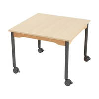 Tisch quadratisch 80×80 cm – melaminbeschichtete Tischplatte – Beine aus Metall - 88757 cn06 230907 pd 1000