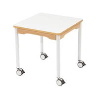 Tisch quadratisch 60x60 cm - mit abwischbarer Tischplatte - Beine aus Metall – Bild 8