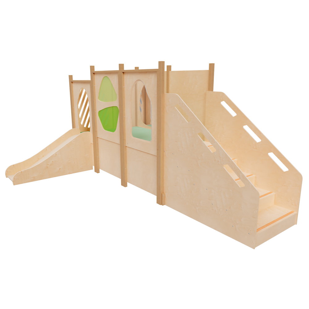 Modulare Spielecke ModuPlay - Set 3, Belag hellgrün