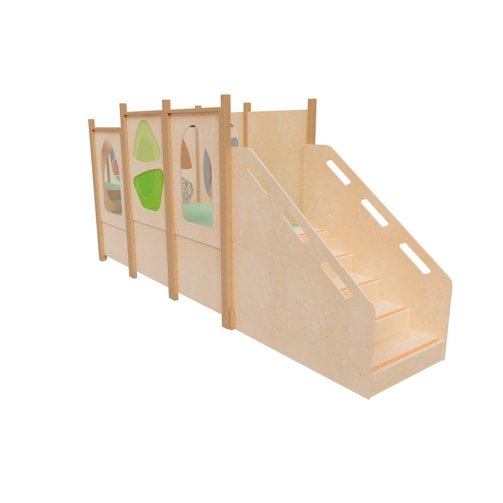 Modulare Spielecke ModuPlay - Set 4, Belag hellgrün