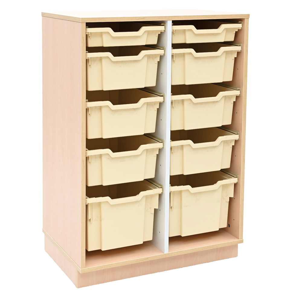 Regal M+ + 10 diverse Behälter (Quadro 288)