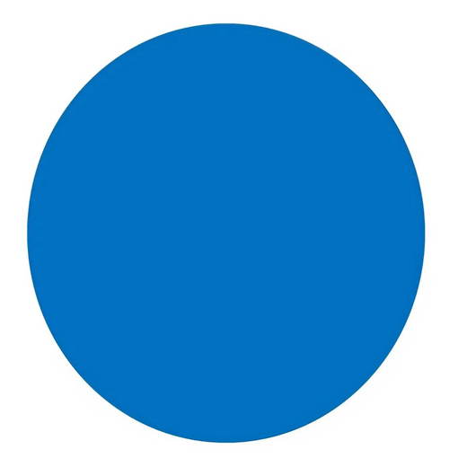 Saphirblau-rund_1000 Sitzkreisteppich einfarbig aus Premium-Teppichmaterial - Saphirblau rund 1000