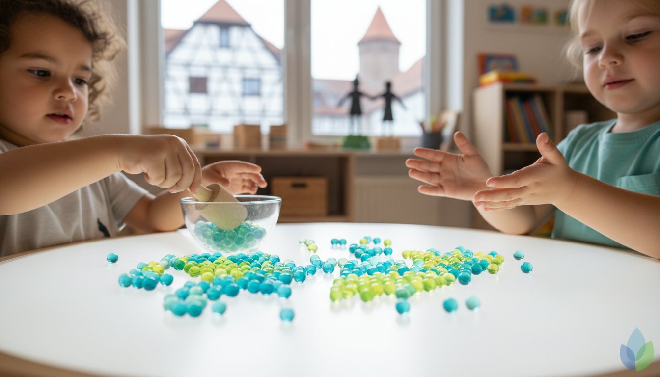 Spielideen mit Wasserperlen: Sensorische Abenteuer für kleine Entdecker