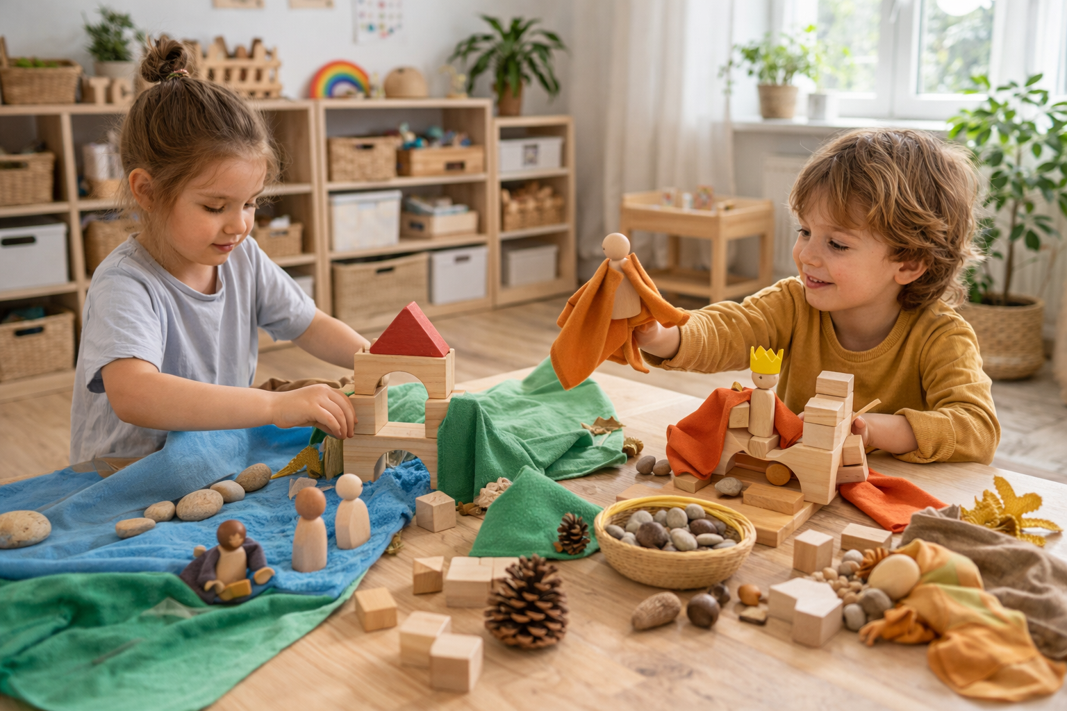 Children Creat Scene
