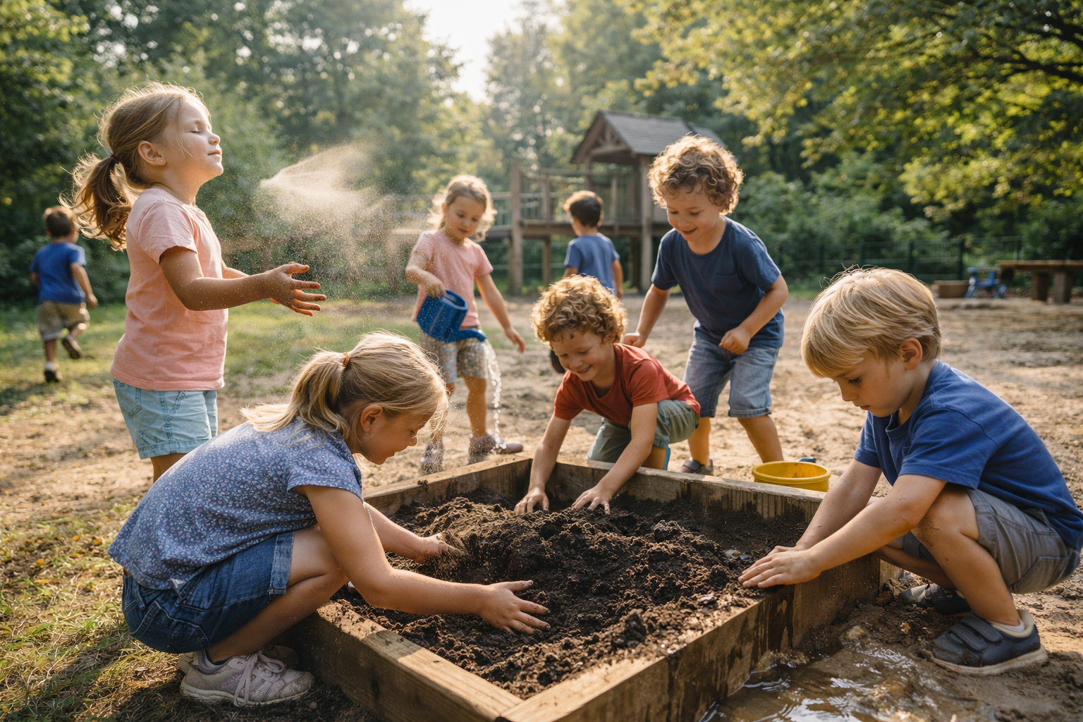 Children Mud Playground Children Mud Playground
