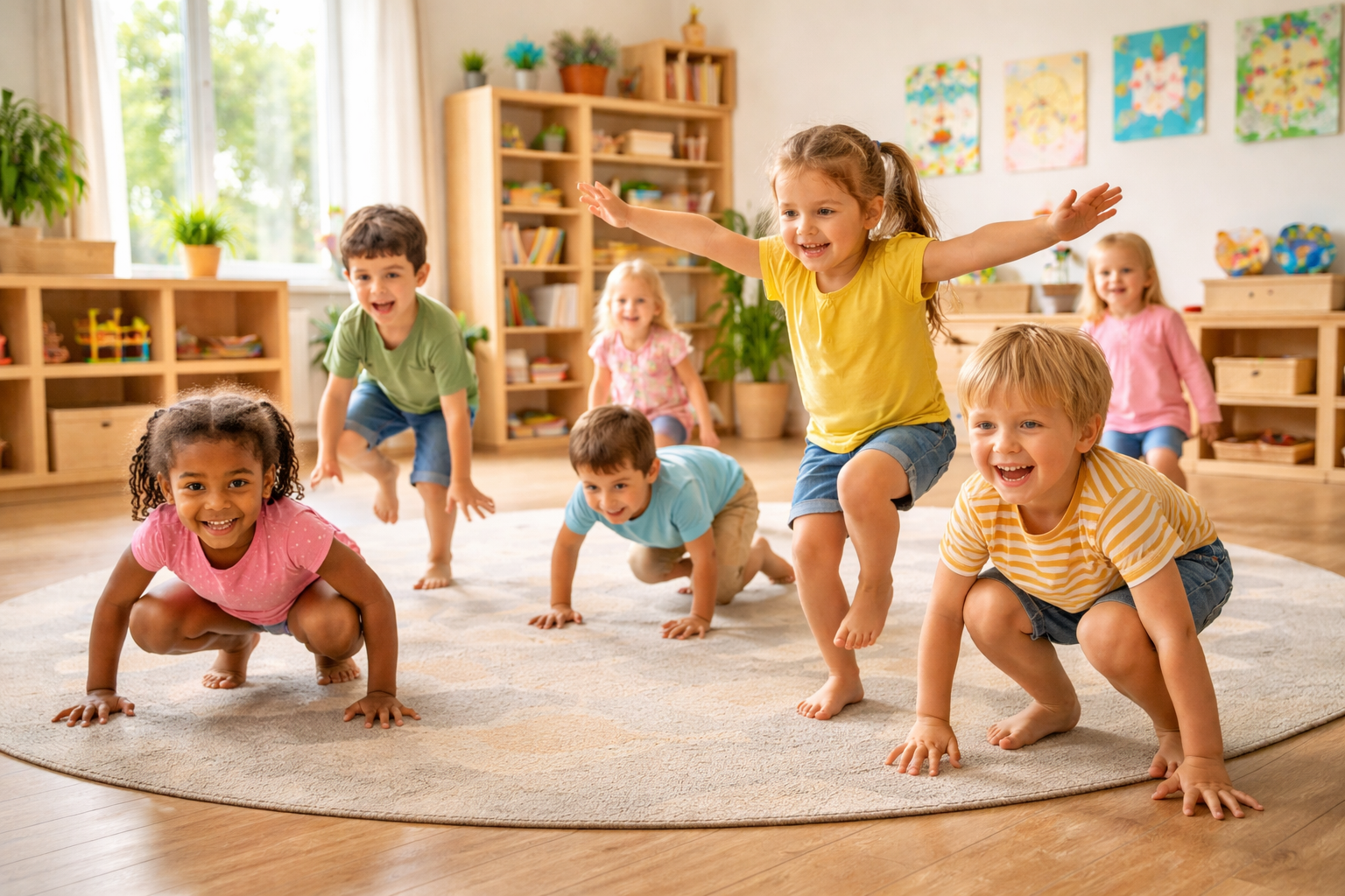 Kids Group Kindergarten
