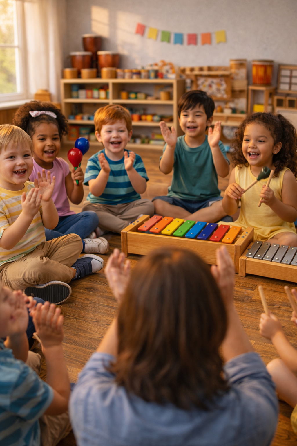 Music Kids Play Sing