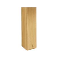 Tisch quadratisch 60×60 cm – mit melaminbeschichteter Platte – Fußteil aus Holz - pied bois 1000