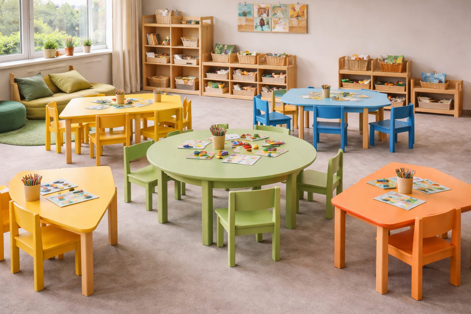 Room Kindergarten Tables