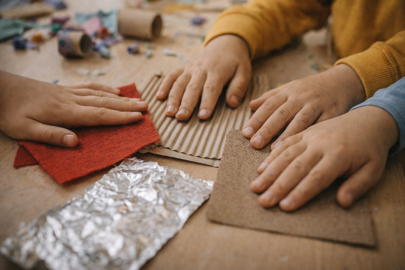 Texture Children Hands