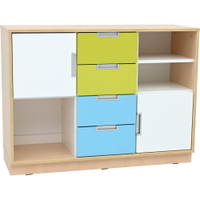 Quadro – Schrank M mit 2 Mittelwänden und 1 x 3 Einlegeböden, B 116 - 092150 b 24
