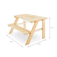 Spieltisch ‚Knut“, natur - 221051 06 1000