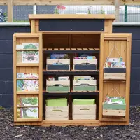 Curriculum Spielhaus „Lesen“ mit Tafel – Outdoor Lesehütte - 23638 2 min