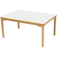 Tisch rechteckig 120×80 cm – beschichtete Tischplatte – Beine aus Holz - 46082 c001 220209 pc 1000