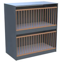 Krippen-Etagenbett, Geschlossene Rückwand - 5025 7140 10 DK SG 1920x1920 1000