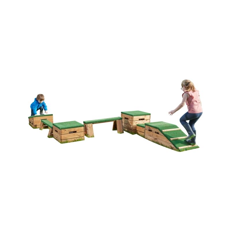 Outdoor Hindernisparcours für Kinder – 7-teilig
