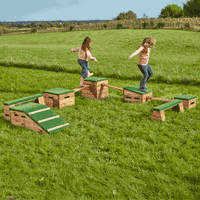 Outdoor Hindernisparcours für Kinder – 7-teilig - 54705 7