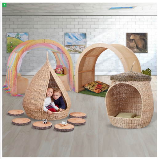 54825 Gemütlicher Indoor-Lese-Rückzugsort, 12-teilig - 54825