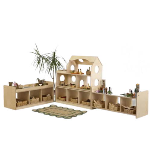 57403 Small World Spielmöbel-Set „Rookie Corner“ – Spielhaus mit Stauraum - 57403