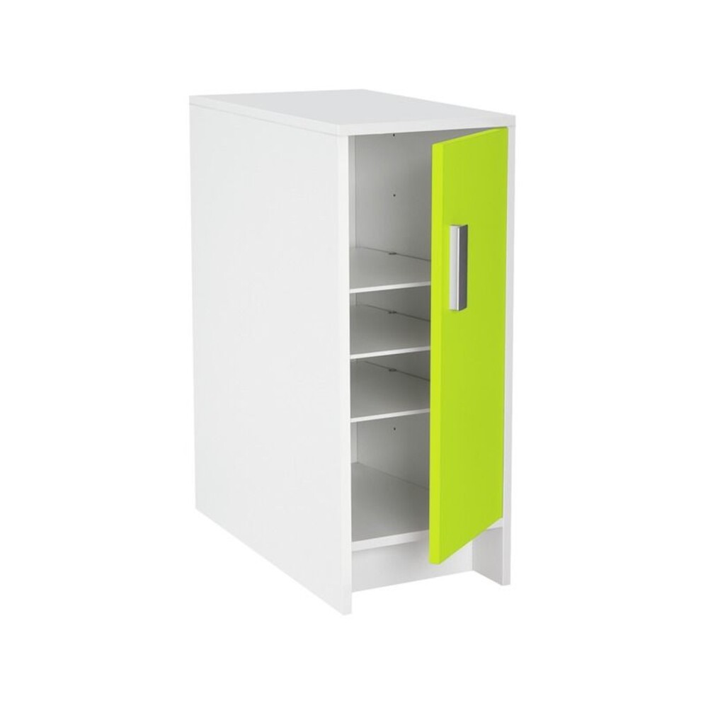 Kazeo Erweiterungsregal mit 3 Regalböden und 1 Tür – Breite: 36 cm