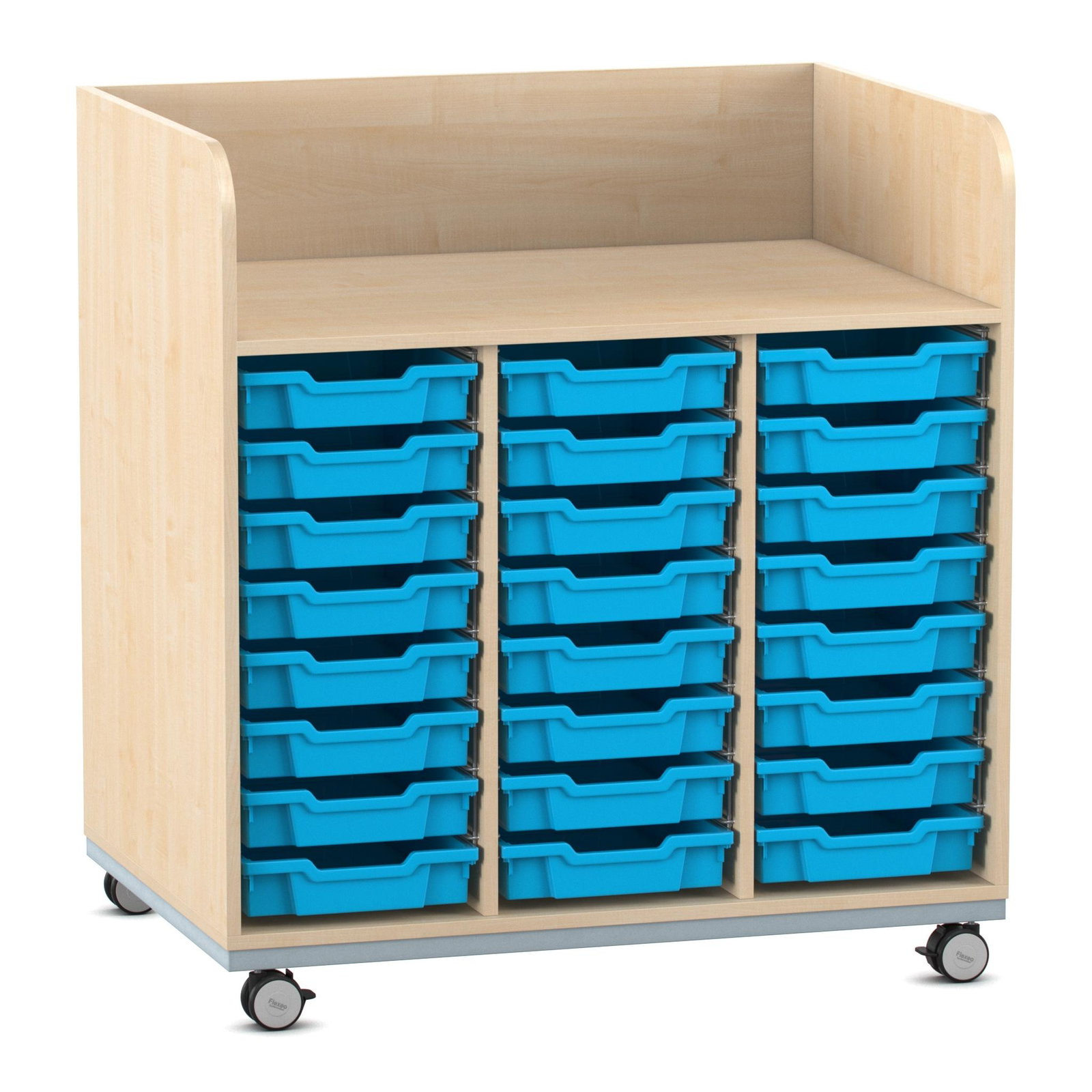 Flexeo® Wickelkommode mit 24 kleinen Boxen