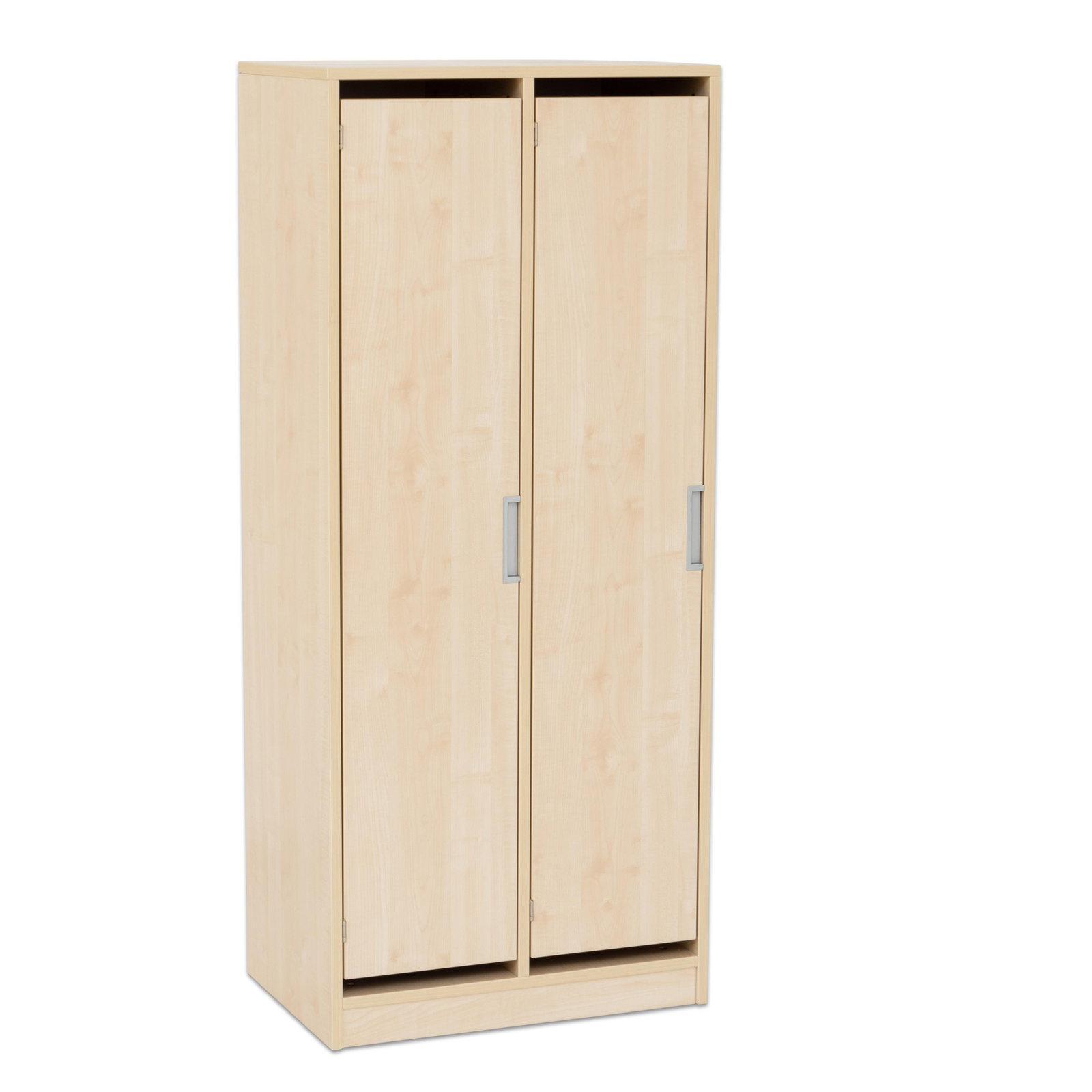 Flexeo® Garderobenschrank „Armadio“, 2 Türen, mit Fachböden, Höhe 154,8 cm
