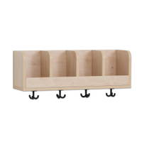Flexeo® Hängegarderobe „Armadio“, einfache Ablage mit Haken - 809180 i
