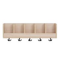 Flexeo® Hängegarderobe „Armadio“, einfache Ablage mit Haken - 809180 j