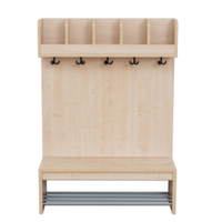 Flexeo® Hängegarderobe „Armadio“, einfache Ablage mit Haken – Bild 6
