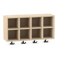 Flexeo® Garderoben-Hängeregal „Armadio“, Breite 80 cm, Tiefe 23 cm - 809183V0018 P01