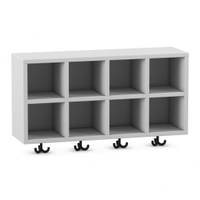 Flexeo® Garderoben-Hängeregal „Armadio“, Breite 80 cm, Tiefe 23 cm – Bild 12