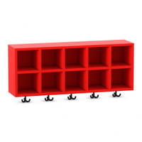 Flexeo® Garderoben-Hängeregal „Armadio“, Breite 100 cm, Tiefe 23 cm – Bild 8