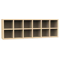 Flexeo® Garderoben-Hängeregal „Armadio“, Breite 120 cm, Tiefe 23 cm - 809185 a