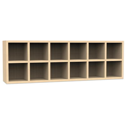 Flexeo® Garderoben-Hängeregal „Armadio“, Breite 120 cm, Tiefe 23 cm