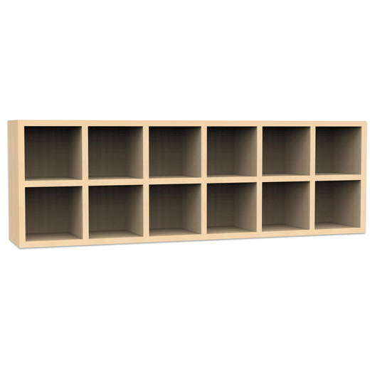 809185_a Flexeo® Garderoben-Hängeregal „Armadio“, Breite 120 cm, Tiefe 23 cm - 809185 a
