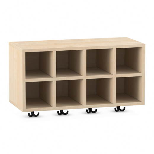 809187V0018_P01 Flexeo® Garderoben-Hängeregal „Armadio“, Breite 80 cm, Tiefe 35 cm - 809187V0018 P01