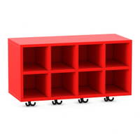 Flexeo® Garderoben-Hängeregal „Armadio“, Breite 80 cm, Tiefe 35 cm – Bild 8