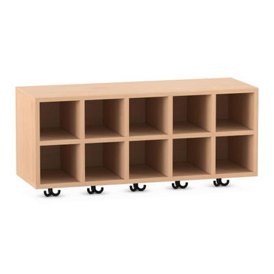 Flexeo® Garderoben-Hängeregal „Armadio“, Breite 100 cm, Tiefe 35 cm