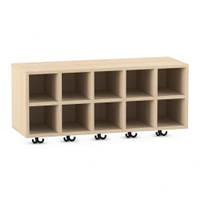 Flexeo® Garderoben-Hängeregal „Armadio“, Breite 100 cm, Tiefe 35 cm - 809188V0018 P01