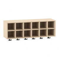 Flexeo® Garderoben-Hängeregal „Armadio“, Breite 120 cm, Tiefe 35 cm - 809189V0018 P01
