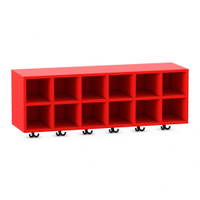 Flexeo® Garderoben-Hängeregal „Armadio“, Breite 120 cm, Tiefe 35 cm – Bild 8