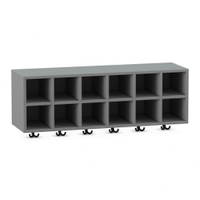 Flexeo® Garderoben-Hängeregal „Armadio“, Breite 120 cm, Tiefe 35 cm – Bild 13
