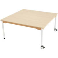 Tisch quadratisch 120x120 cm - melaminbeschichtete Tischplatte - Beine aus Metall – Bild 5