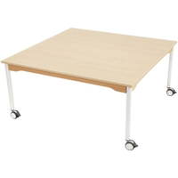 Tisch quadratisch 120x120 cm - melaminbeschichtete Tischplatte - Beine aus Metall – Bild 6