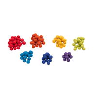 Regenbogen-Filzkugeln, 7 Farben, 137-teilig - Betzold Regenbogen Filzkugeln 7 Farben 137 teilig E 767270 b ZN