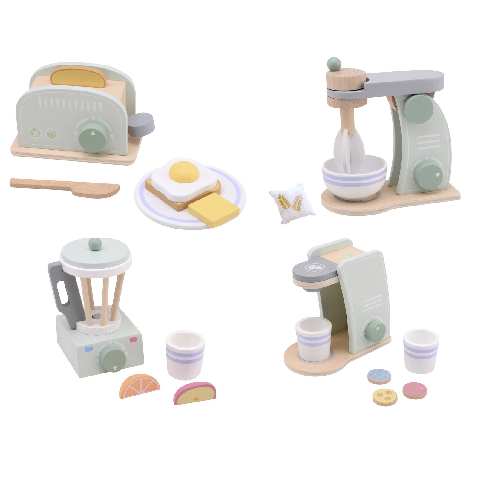 Küchengeräte, 4er-Set